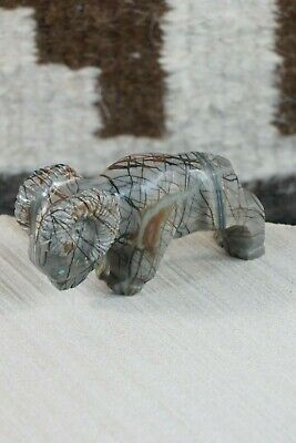 Ram Zuni Fetish Carving - Kevin Quam - High Lonesome Trading