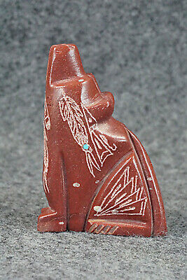 Wolf Zuni Fetish Carving - Adrian Cachini