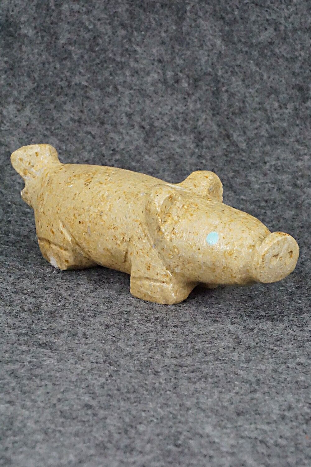 Pig Zuni Fetish Carving - Louise Ponchuella