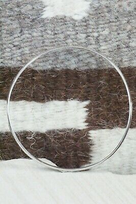 Navajo Sterling Silver Bangle - Elaine Tahe