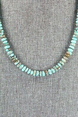 Turquoise & Sterling Silver Necklace - Navajo