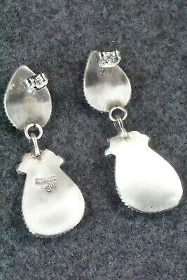 Turquoise & Sterling Silver Earrings - Selina Warner - High Lonesome Trading