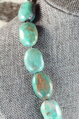 Turquoise & Sterling Silver Necklace - Navajo