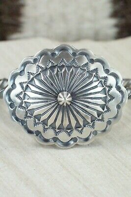 Navajo Sterling Silver Bracelet - Irvin Tsosie