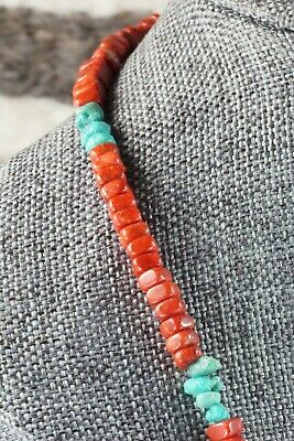 Coral & Turquoise Necklace - Doreen Jake