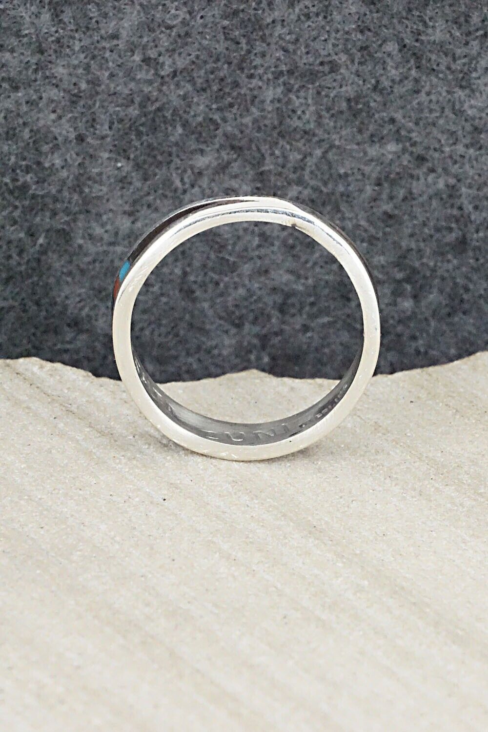 Multi Stone & Sterling Silver Ring - Charlotte Dishta - Size 8