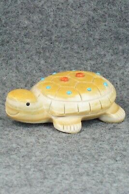 Turtle Zuni Fetish Carving - Reynold Lunasee