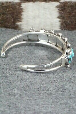 Turquoise and Sterling Silver Bracelet - Pricilla Reeder