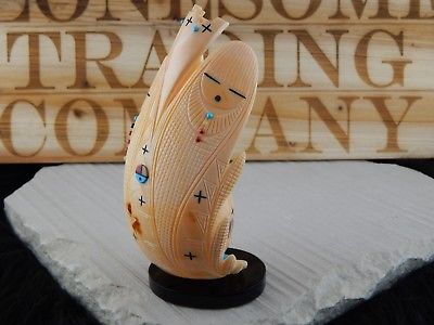 Corn Maiden Zuni Fetish Carving - Stuart Quandelacy - High Lonesome Trading