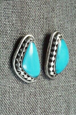 Turquoise and Sterling Silver Earrings - Sharon McCarthy