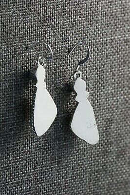 Navajo Turquoise & Spiny Oyster Sterling Silver Earrings - Gary Shorty
