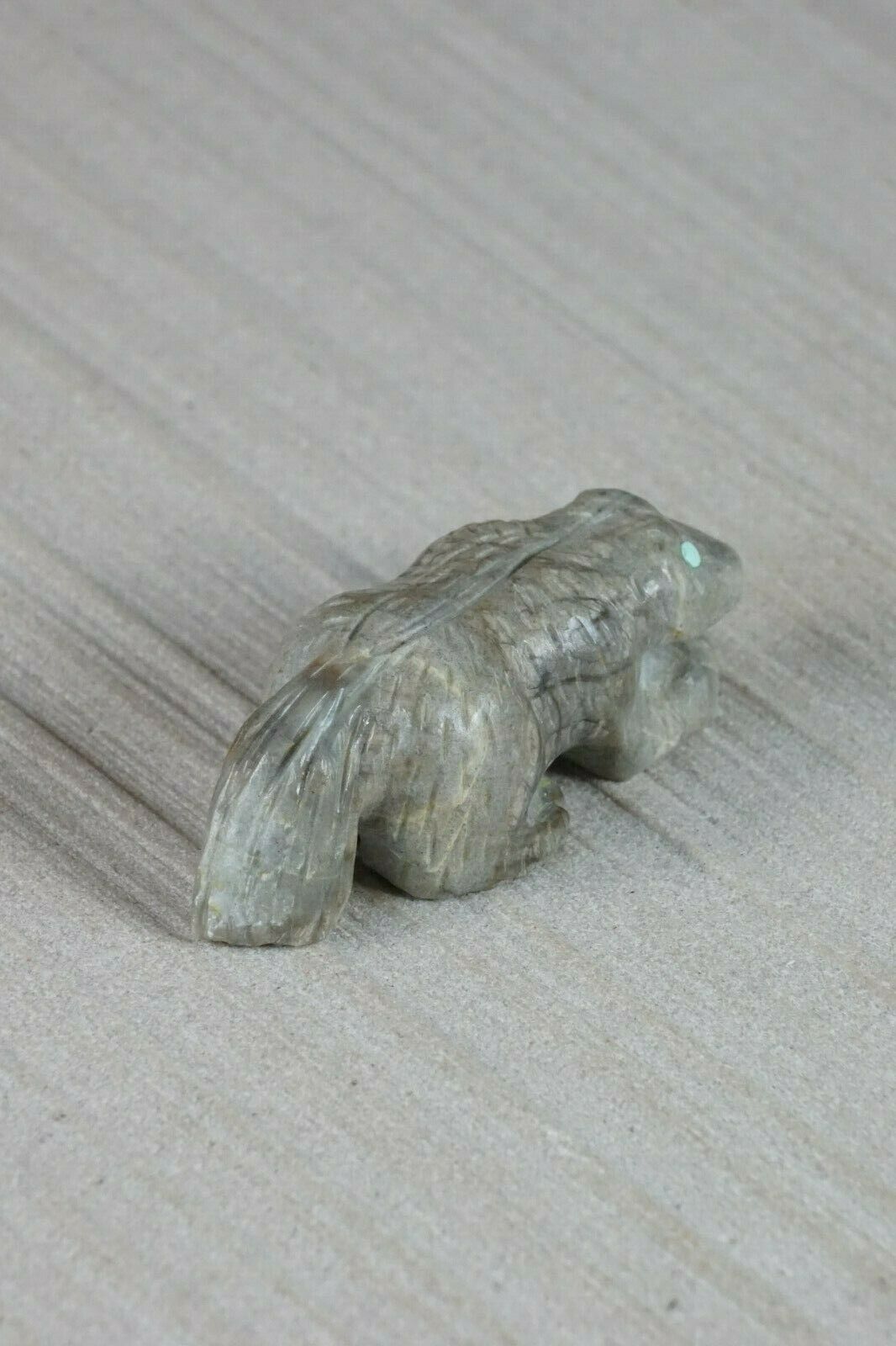Badger Zuni Fetish Carving - Matthias Hustito - High Lonesome Trading