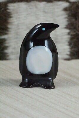 Penguin Zuni Fetish Carving - Calvert Bowannie