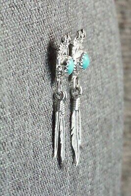 Turquoise & Sterling Silver Earrings - Sharon McCarthy