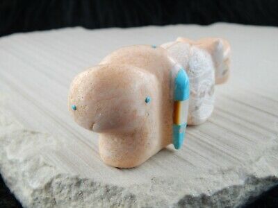 Lion Zuni Fetish Carving - Brandon Phillips - High Lonesome Trading