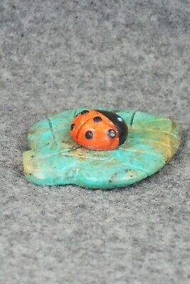 Ladybug Zuni Fetish Carving - Reynold Lunasee