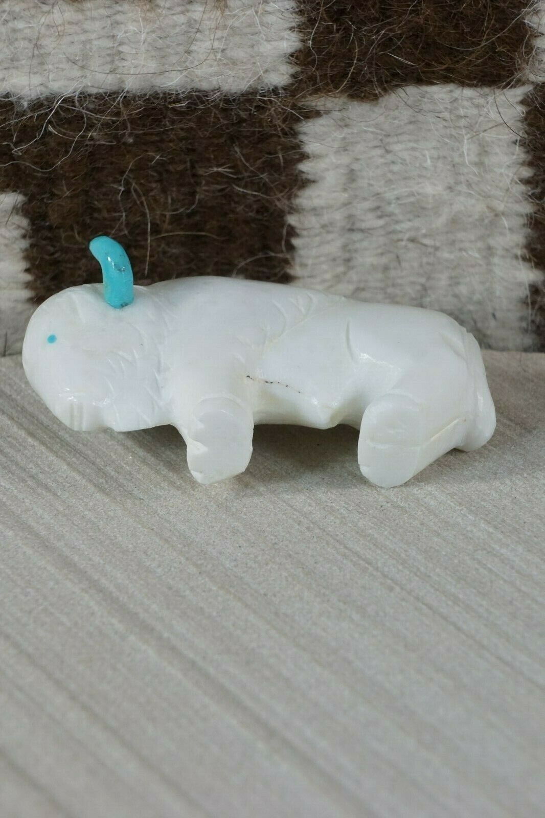 Buffalo Zuni Fetish Carving - Cody Nastacio - High Lonesome Trading