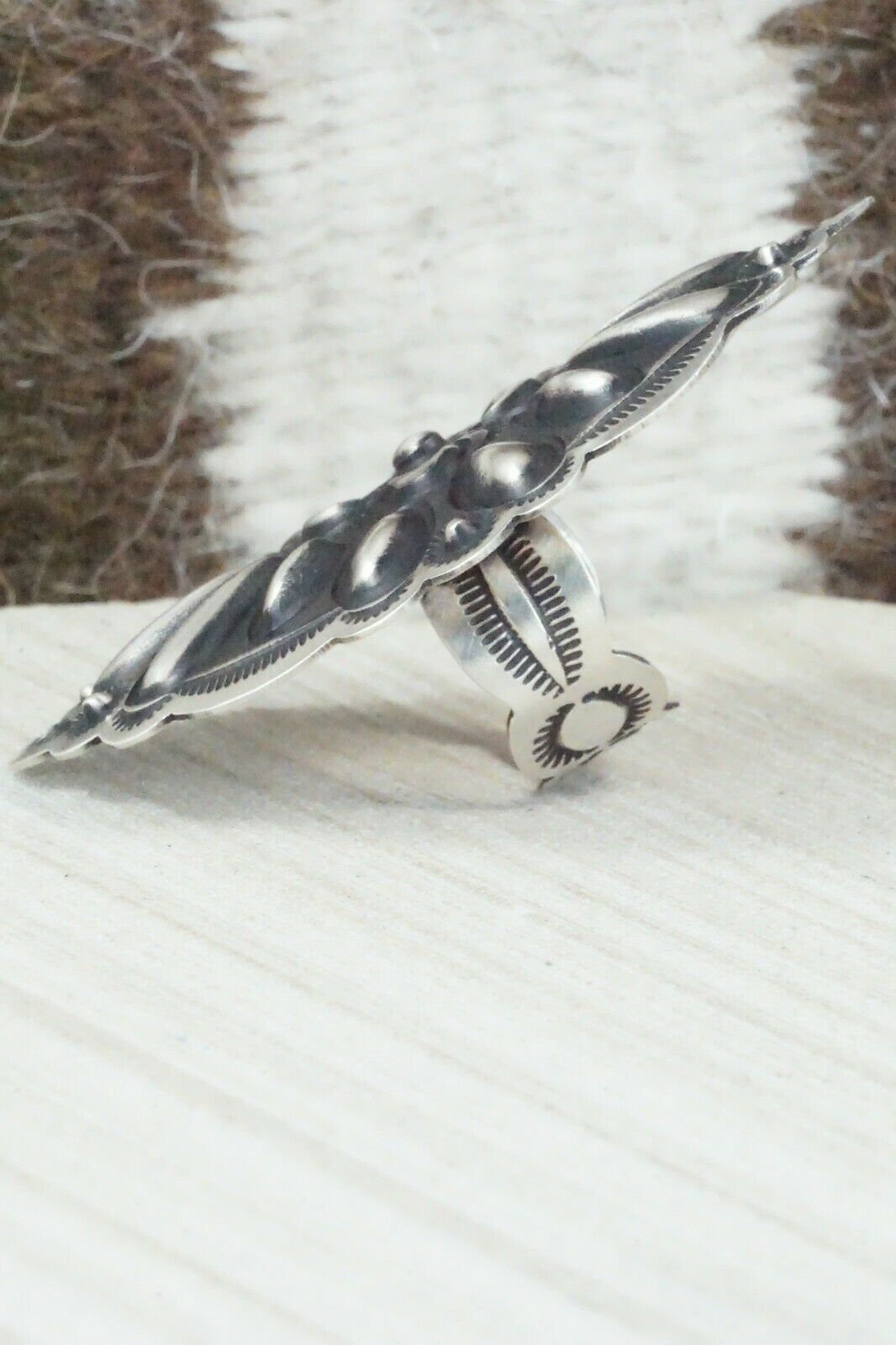 Sterling Silver Ring - Leander Tahe - Size 7.5