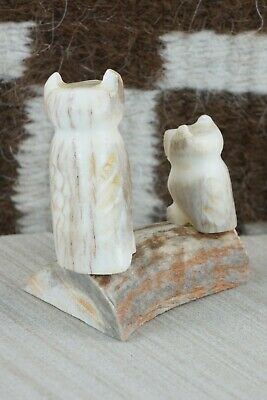 Owl Zuni Fetish Carving - Brandon Phillips