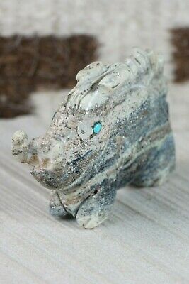 Hog Zuni Fetish Carving - Louise Ponchuella - High Lonesome Trading