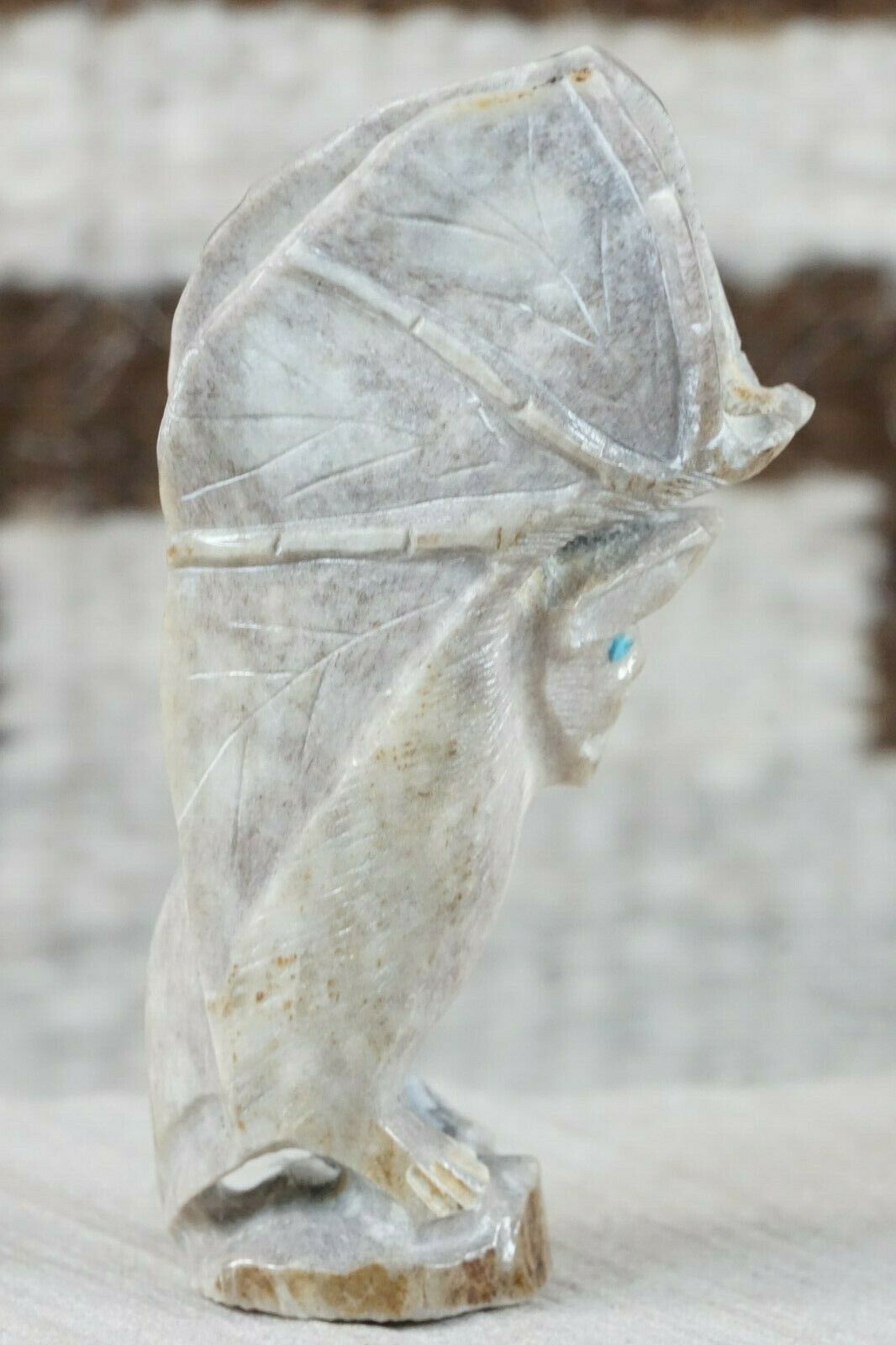 Bat Zuni Fetish Carving - Derrick Kaamasee - High Lonesome Trading