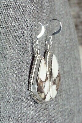 Wild Horse & Sterling Silver Earrings - Annie Spencer