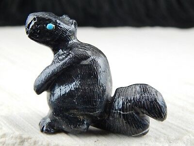 Squirrel Zuni Fetish Carving - Dane Malani - High Lonesome Trading