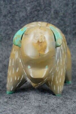 Buffalo Zuni Fetish Carving - Enrike Leekya