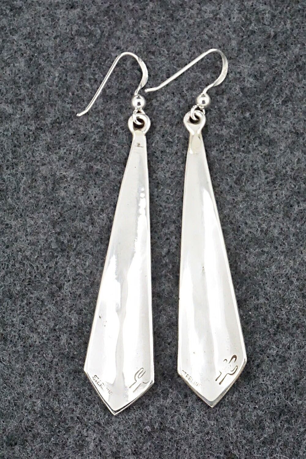 Turquoise & Sterling Silver Earrings - Jolene Yazzie