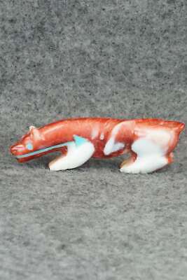 Mountain Lion Zuni Fetish Carving - Andres Quandelacy