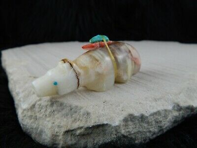 Bear Zuni Fetish Carving - Michael Mahooty - High Lonesome Trading