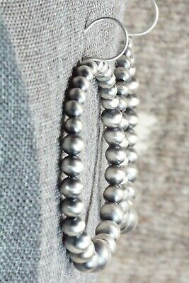 Sterling Silver Navajo Pearl Earrings - Jan Mariano