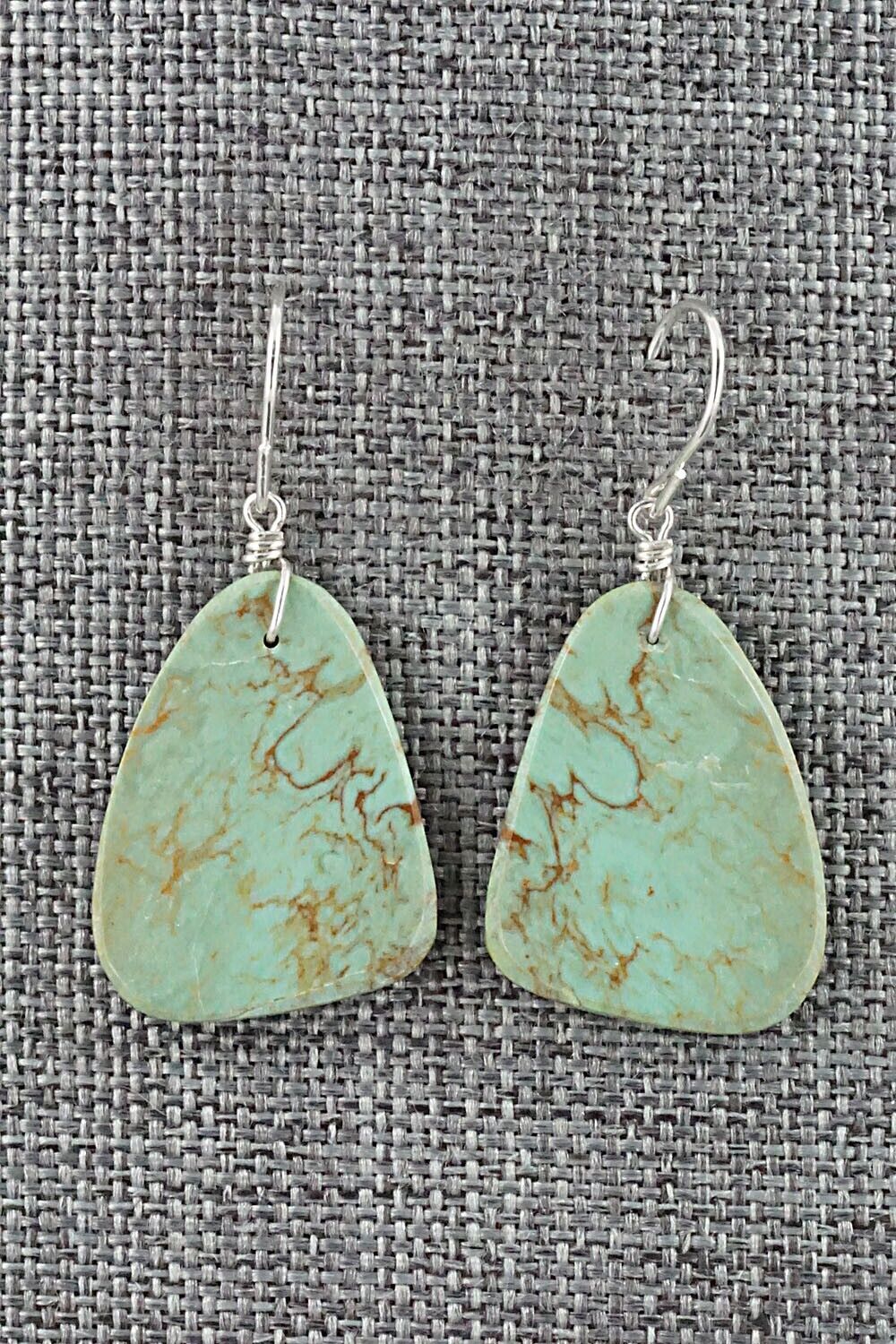 Turquoise & Sterling Silver Earrings - Sharon Abeyta