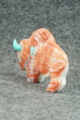 Buffalo Zuni Fetish Carving - Andres Quandelacy