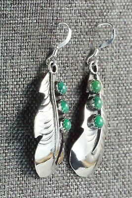 Turquoise & Sterling Silver Earrings - Genevieve Francisco