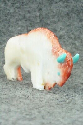 Buffalo Zuni Fetish Carving - Andres Quandelacy