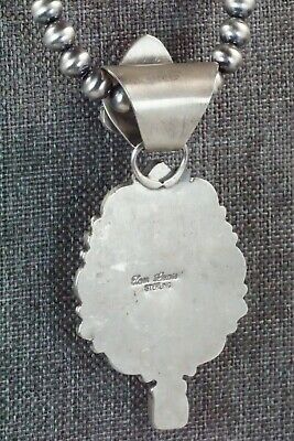 Turquoise and Sterling Silver Pendant & Necklace - Tom Lewis