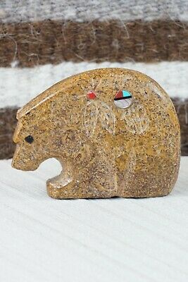 Bear Zuni Fetish Carving - Rhoda Quam - High Lonesome Trading