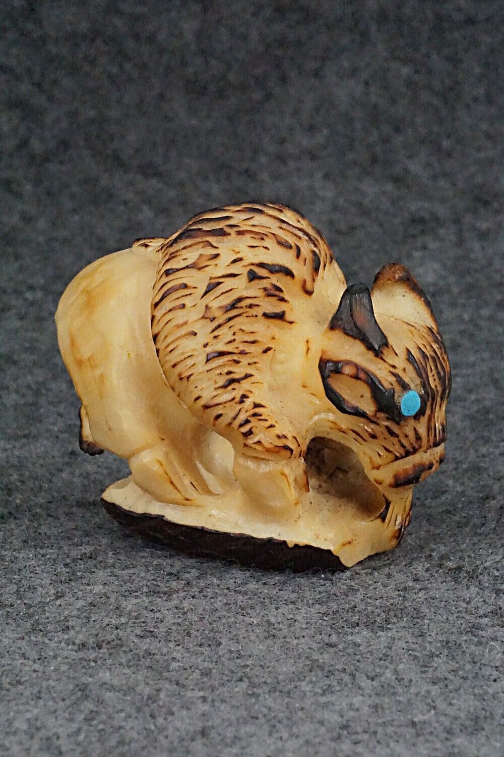 Buffalo Zuni Fetish Carving - Chris Nastacio