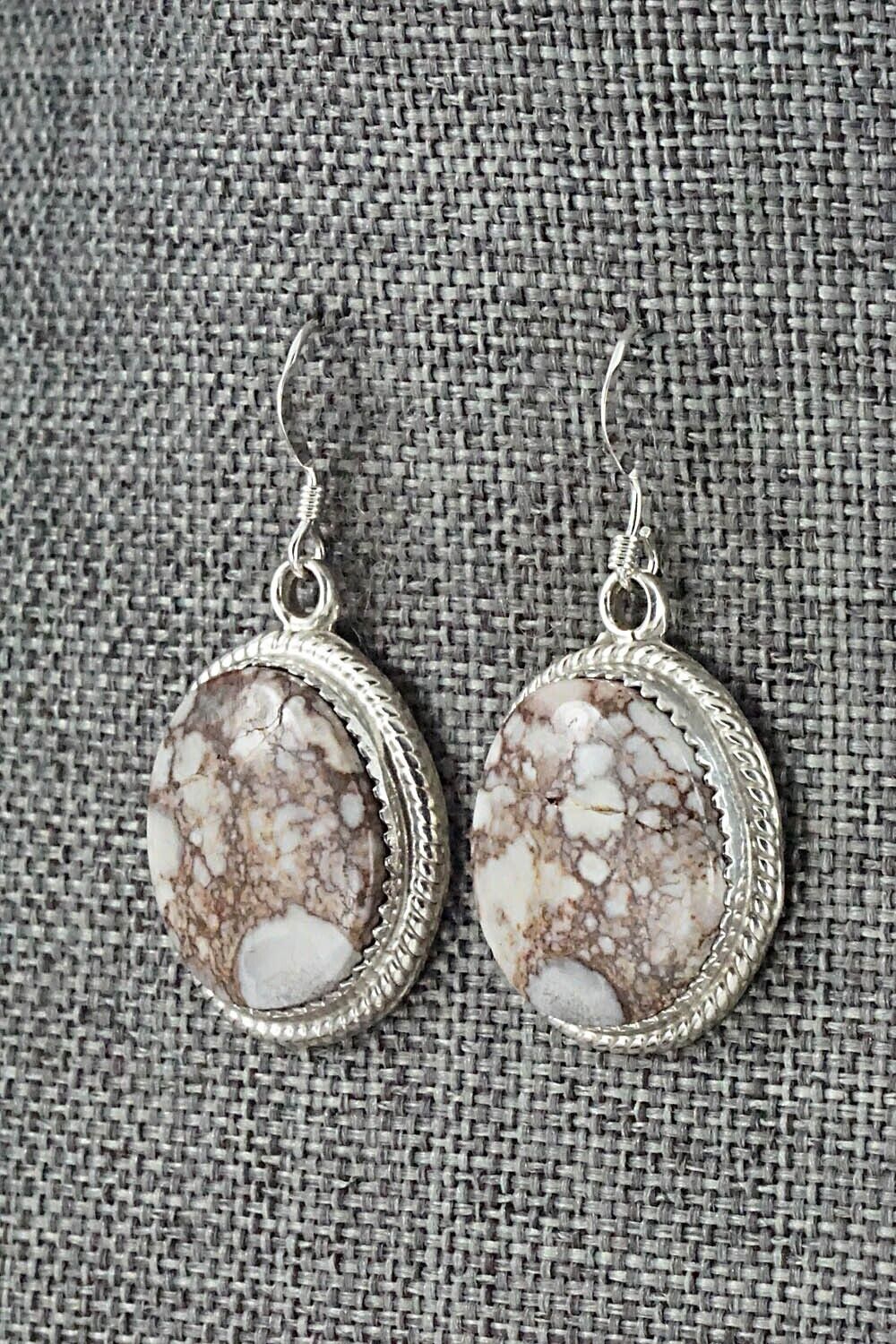 Wild Horse & Sterling Silver Earrings - Sheena Jack
