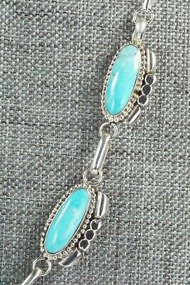 Turquoise & Sterling Silver Necklace - Annie Spencer