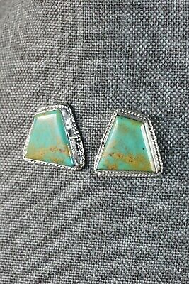 Turquoise and Sterling Silver Earrings - Annissa Martinez