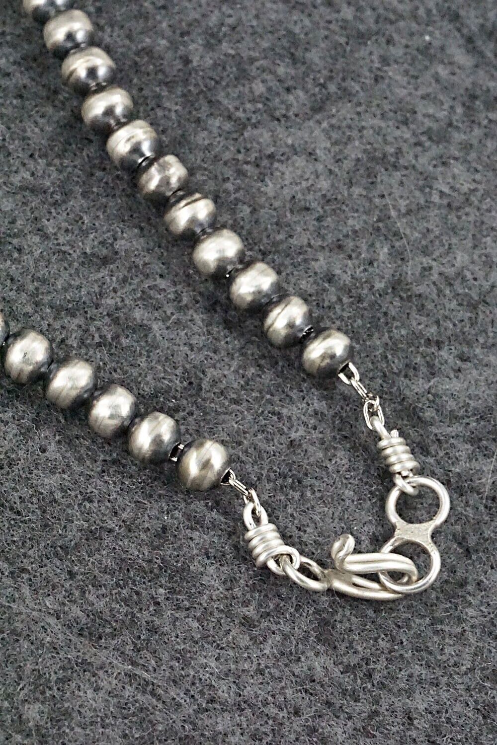Sterling Silver Navajo Pearl Necklace - Jan Mariano
