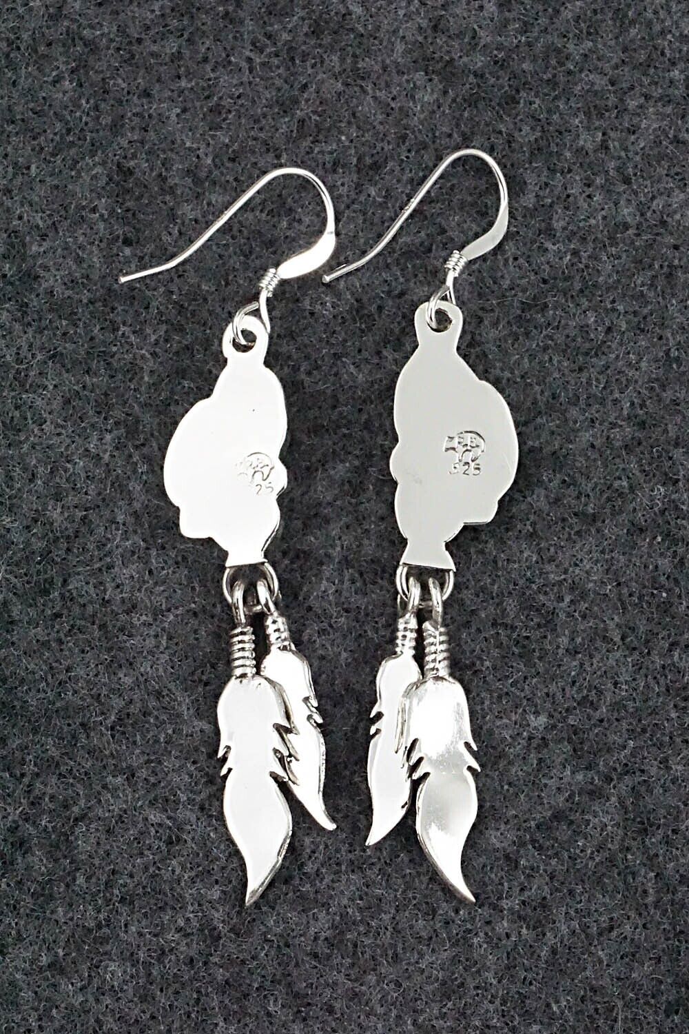 Turquoise & Sterling Silver Earrings - Annie Spencer