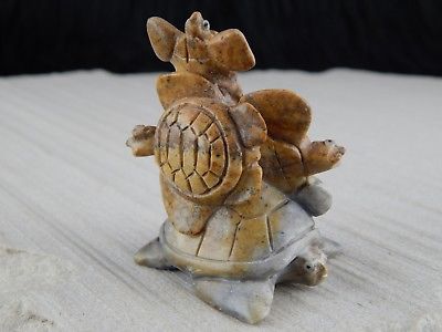 Turtles Zuni Fetish Carving - Ron Laahty - High Lonesome Trading