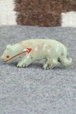 Mountain Lion Zuni Fetish Carving - Andres Quandelacy