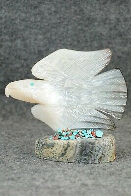 Eagle Zuni Fetish Carving - Michael Laweka