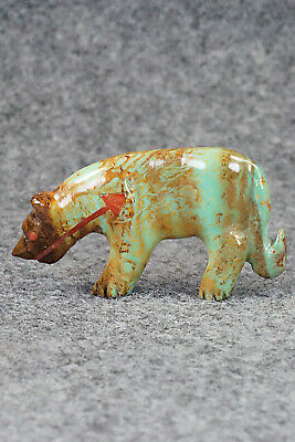 Mountain Lion Zuni Fetish Carving - Andres Quandelacy