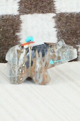 Bear Zuni Fetish Carving - Stewart Alanzo