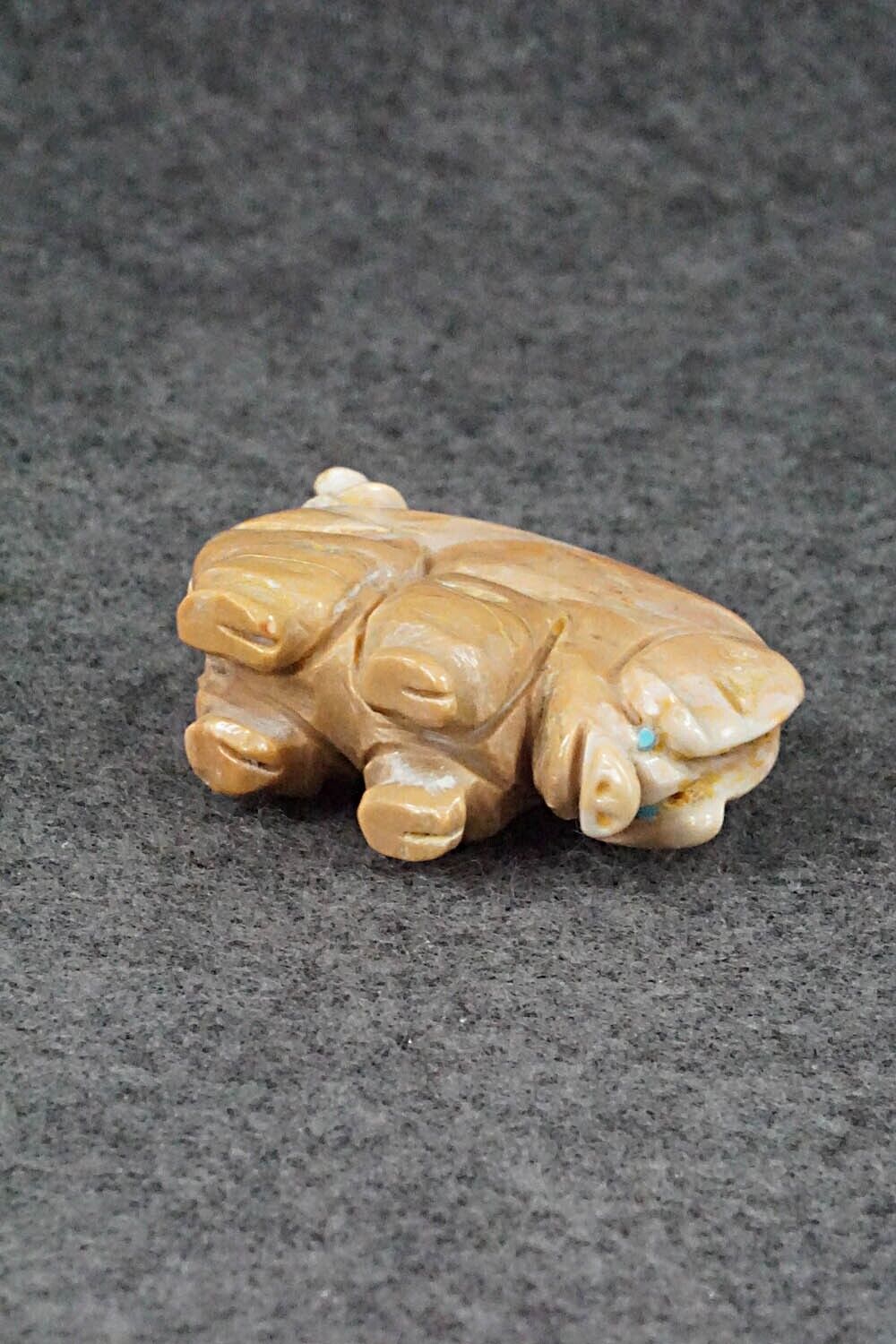 Pig Zuni Fetish Carving - Stanton Hannaweeke